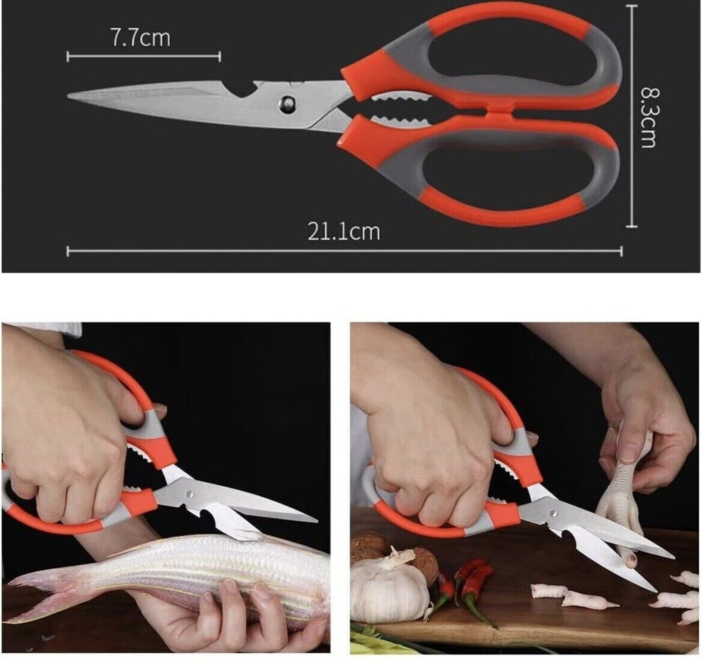 Kitchen Scissors Stainless Steel Shears Multi-Purpose