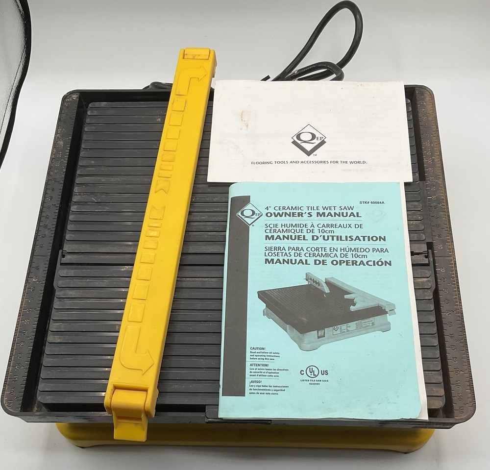 QEP 4" Ceramic Tile Wet Saw