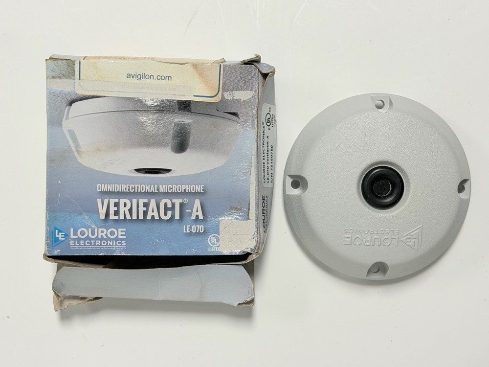 Louroe Electronics Vertifact A Microphone (LE-070) New Open Box