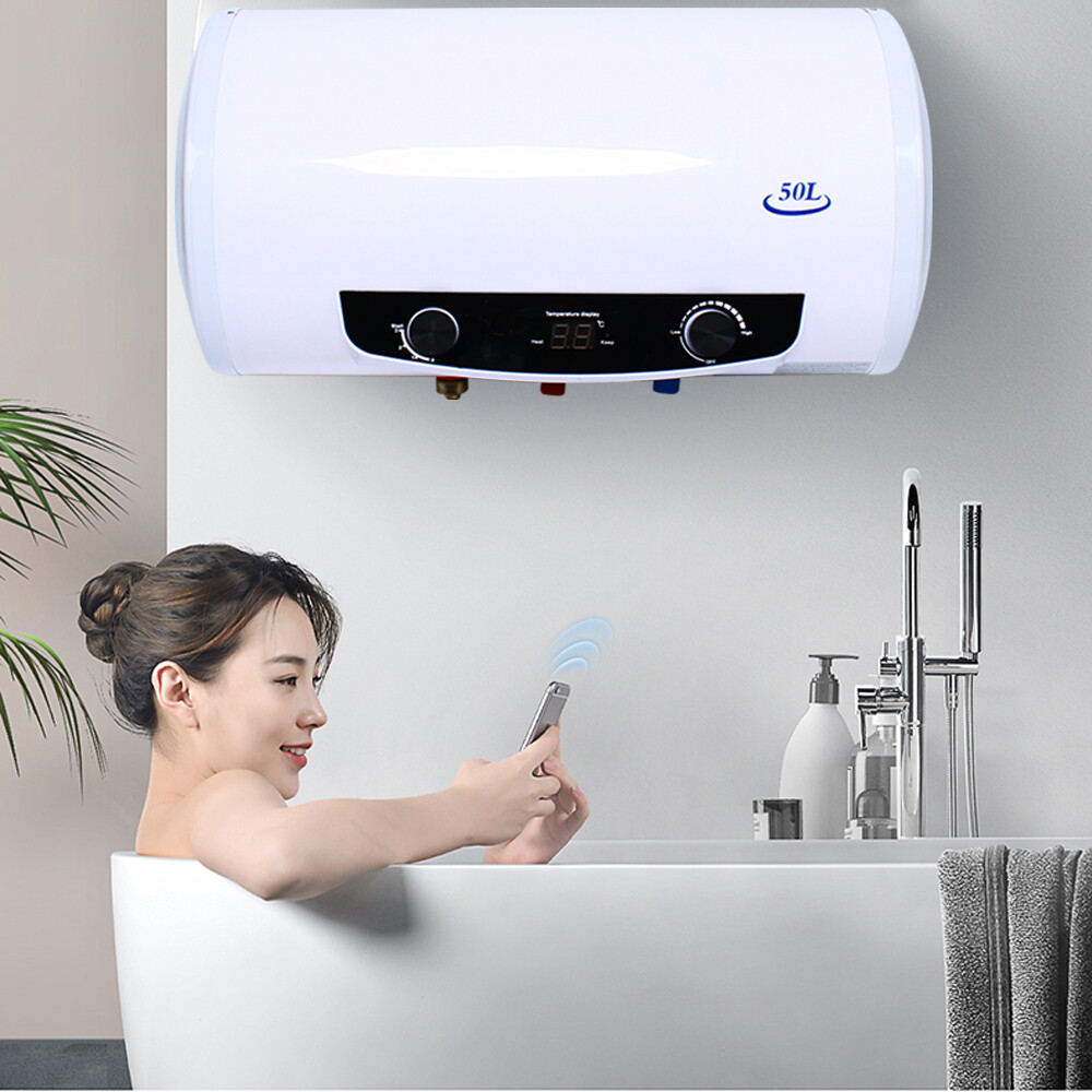 Electric Hot Water Heater Warmer Heating Heat Tank Bathroom Shower House