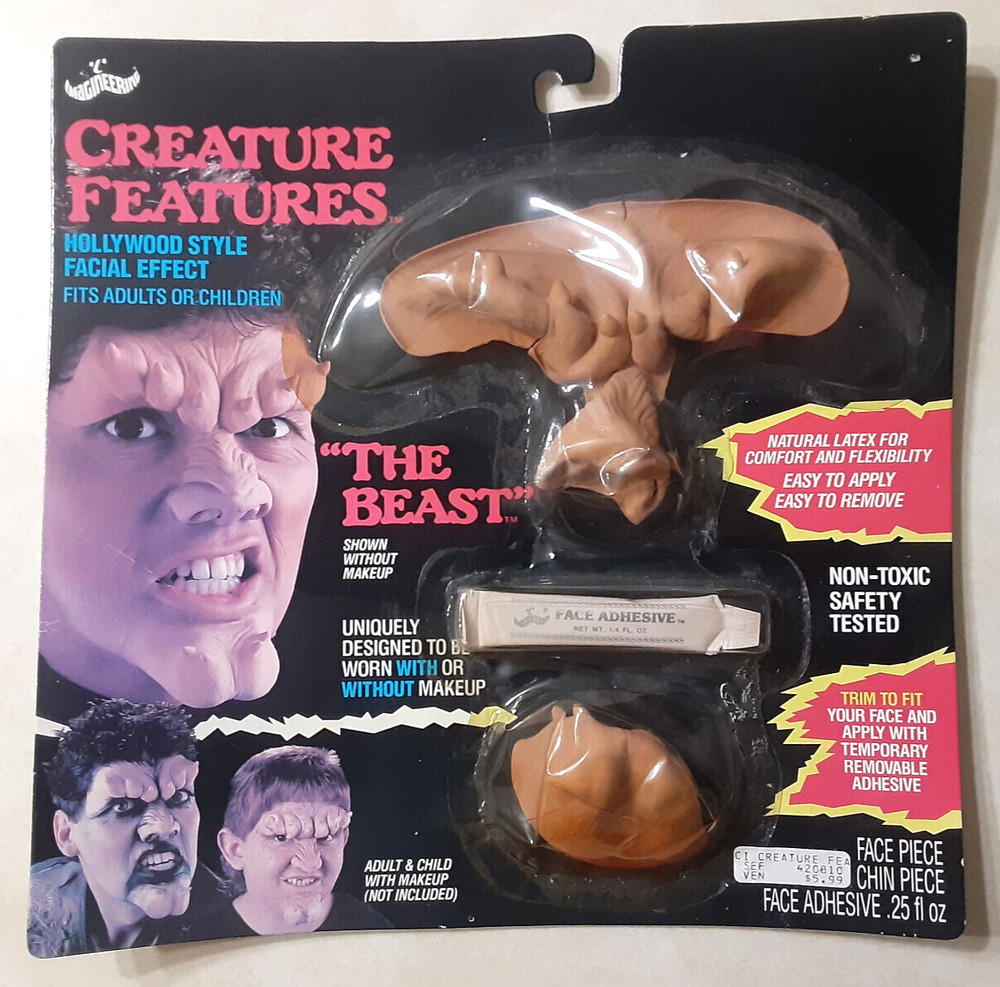 Vintage Imagineering Creature Feature Horror Makeup Kit Halloween 1990s Beast