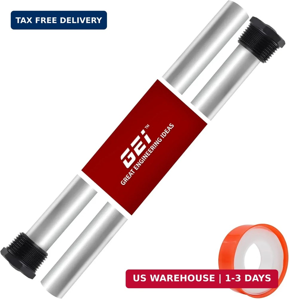2 Pack RV Water Heater Anode Rods, Anode rod for RV hot water heaters, Replaceme