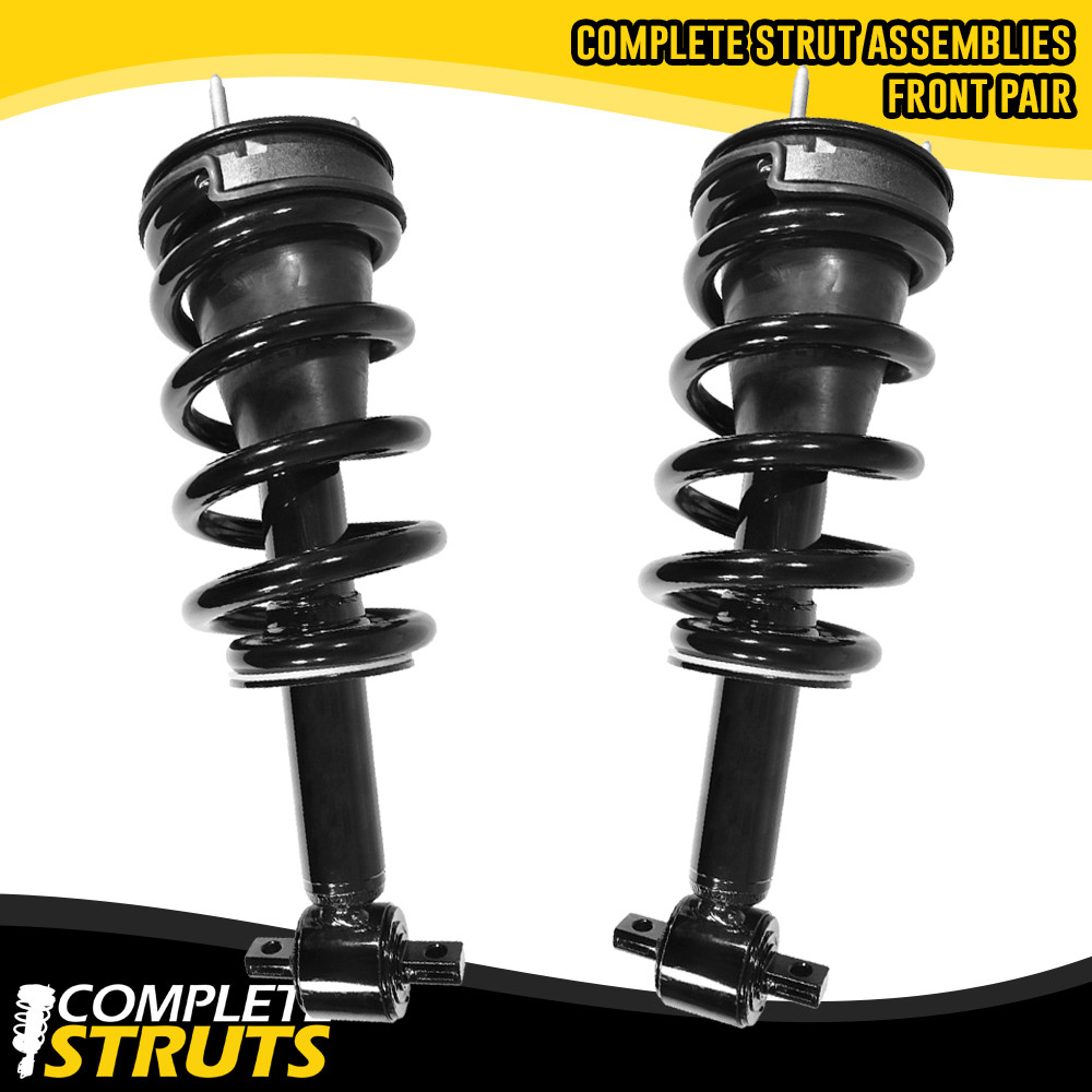 07-13 Chevrolet Avalanche (2) Front Complete Struts & Coil Spring Assembly Pair
