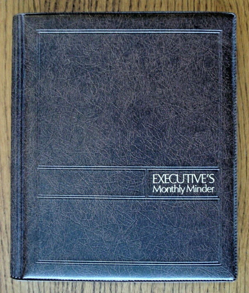 Grain Processing Corporation GPC vinyl folder executive binder 9 x 7 1/2 NEW!