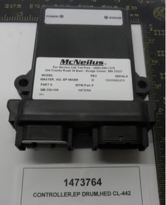 McNeilus Controller EP Drum 1473764 And Harness Control Replace Ext 14739828