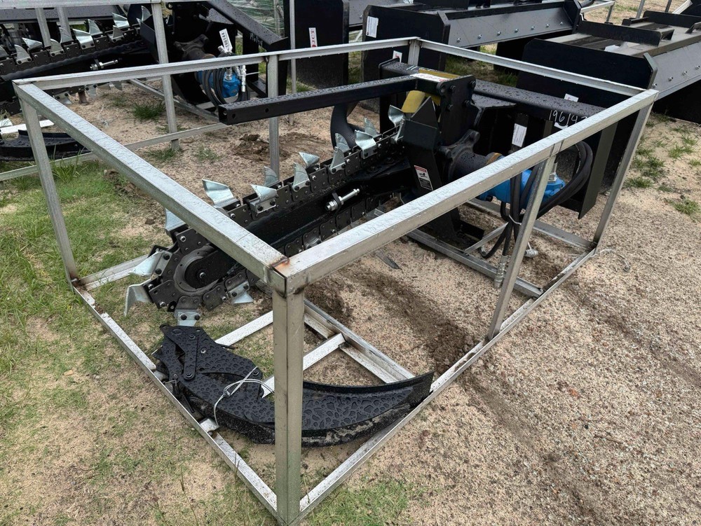 Skid Steer Trencher 48” Depth, 7.5” Wide High Flow .