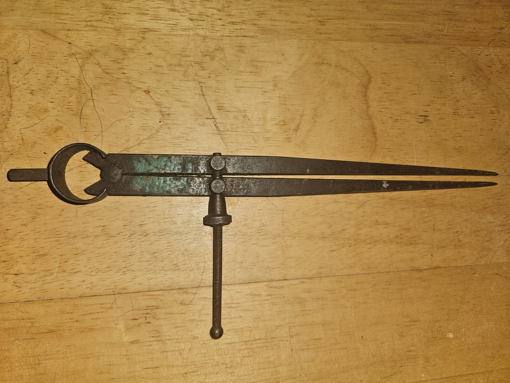 Vintage 10-inch Spring Divider or Caliper
