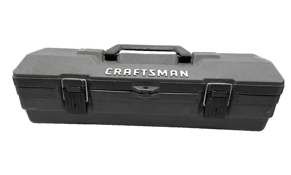 Vintage Simpsons-Sears Gray Craftsman Plastic Toolbox