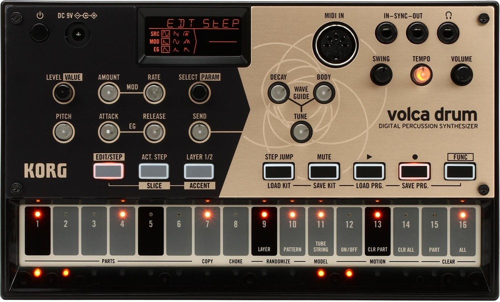 Korg Volca Drum Physical Modeling Drum Synthesizer