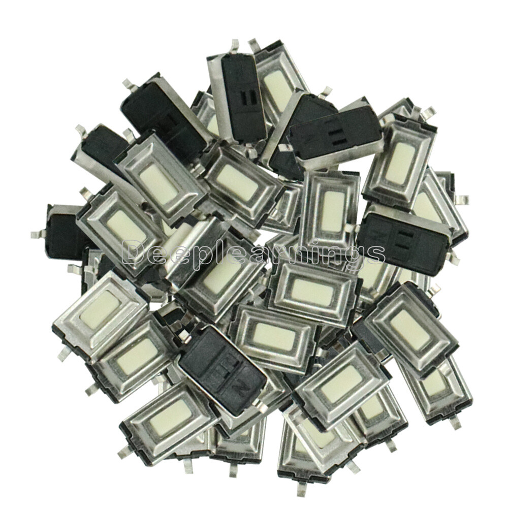 200pcs 3X6X2.5mm SMD Tactile Push Button Switch Tact Switch Micro Switch 2-Pin