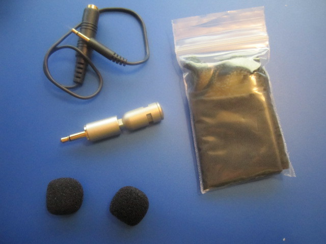 PHILIPS LFH9171/00 Silver 3.5mm Connector PLUGIN INTERVIEW MICROPHONE WIND SHIEL