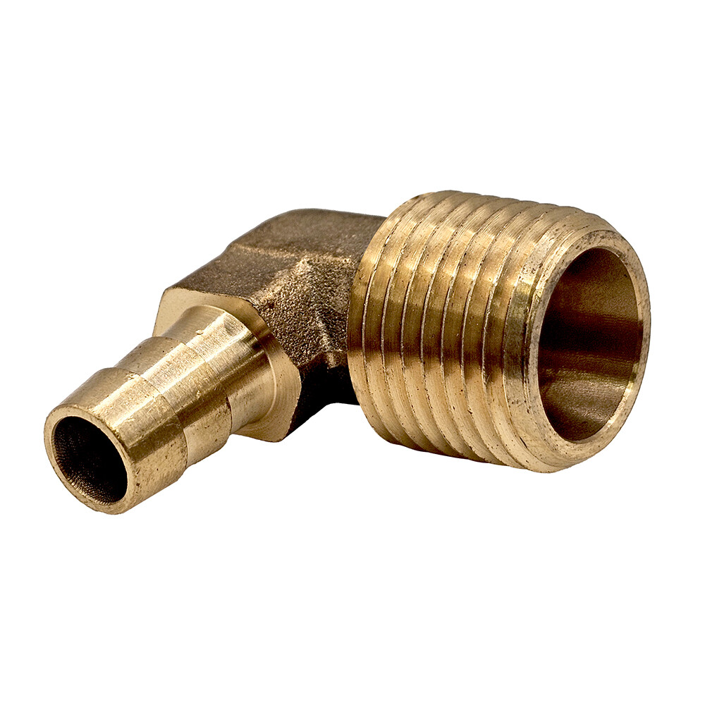 Home Brew Ohio Brass Elbow 1/2" B X 1/2" MPT