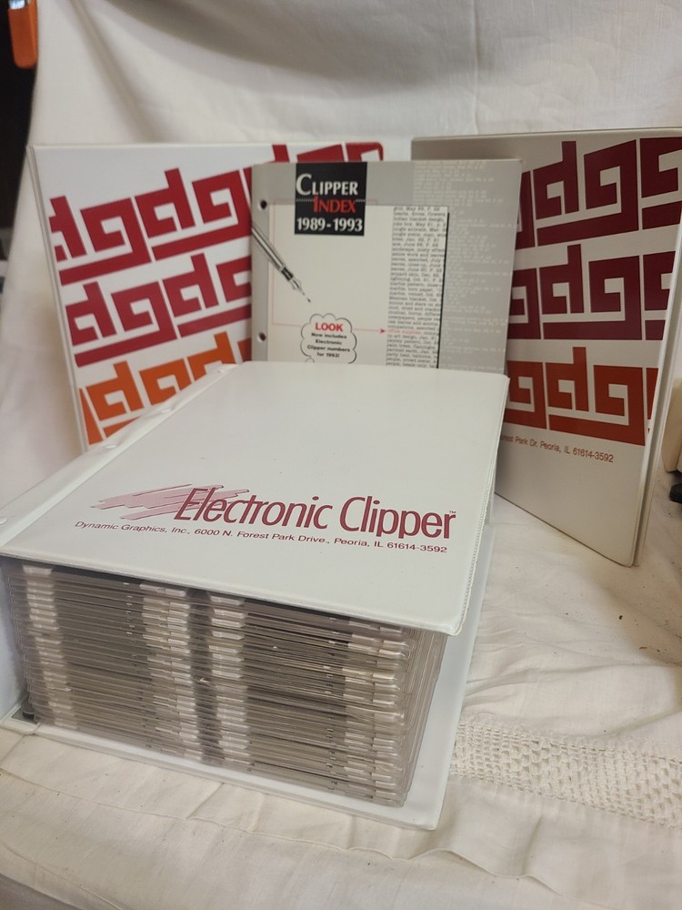 Dynamic Graphics Designer's Electronic Clipper over 150 Disks