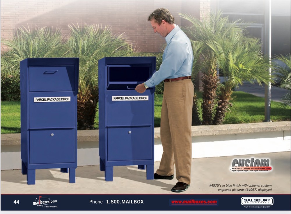 Parcel Box Package Letter Mailbox Secure Courier Lock Box 4 Amazon UPS FedEx