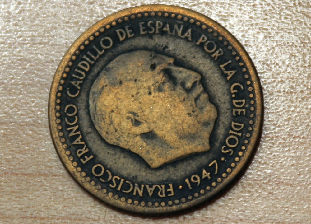1947 (54) Spain 1 Peseta