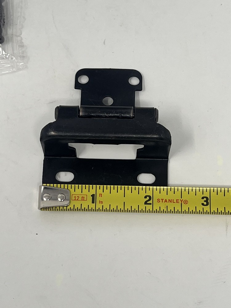 24x DecoBasics Partial Overlay Cabinet Hinges 1/2” Bronze