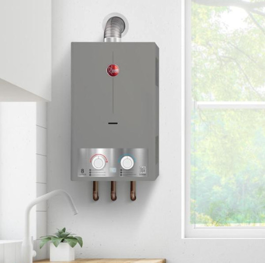 Rheem Plus 8L Tankless Instant Gas Water Heater LP Propane 1-1.5 Services