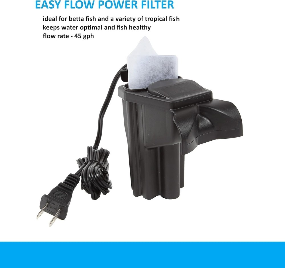 PanaView 5-Gallon Aquarium Starter Kit with LED Lighting