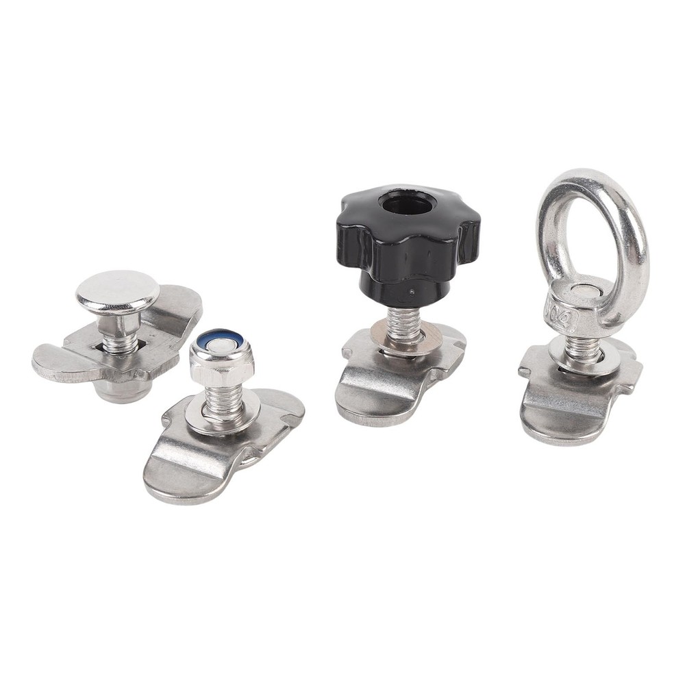 L Track Double Lug Threaded Stud Nut Kit Stainless Steel L Track Threaded Stud