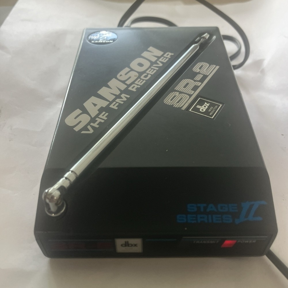 SAMSON VHF FM RECEIVER SR-2 CH2  & ST-2 Microphone VHF FM Transmitter CH2