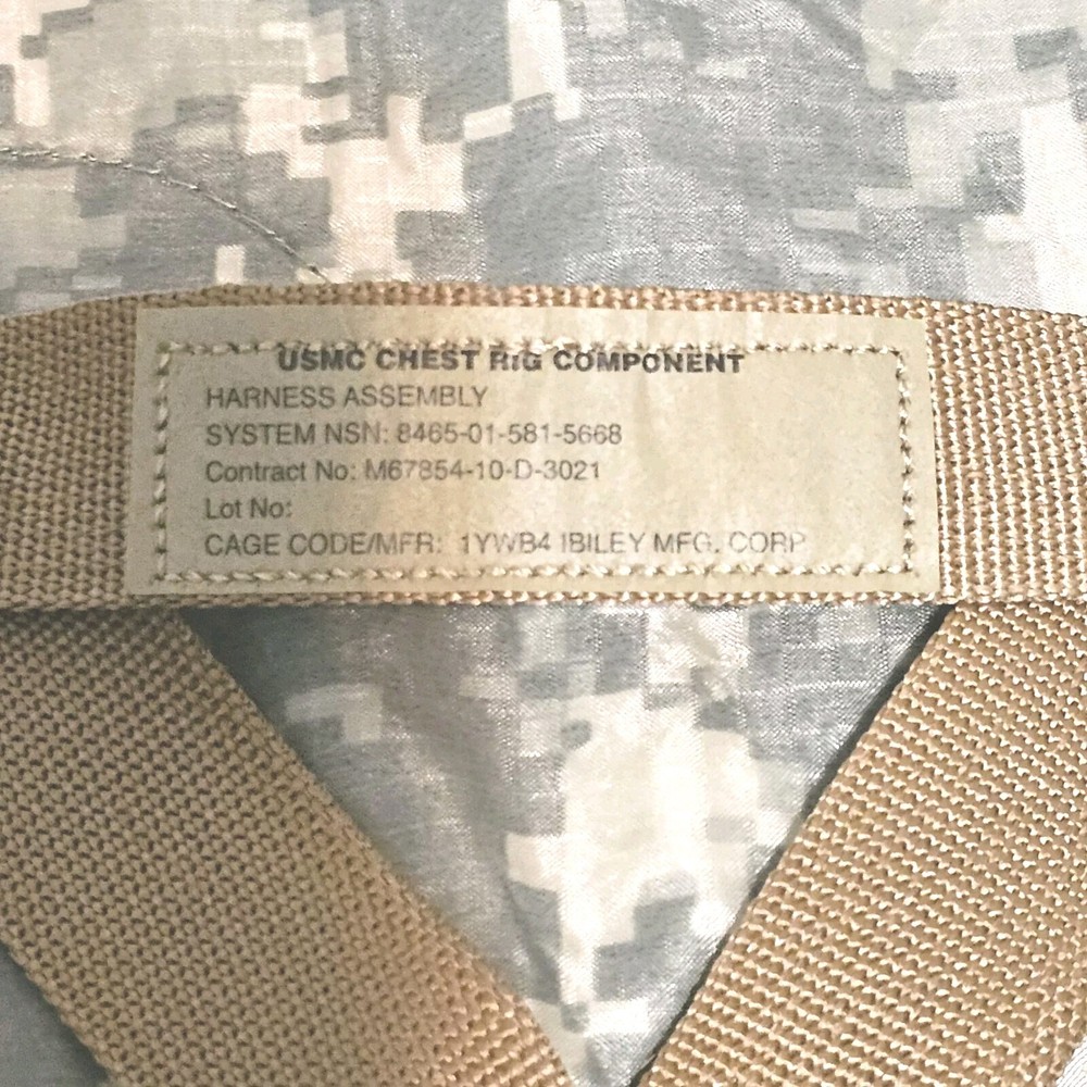 NEW USMC TAPS PANEL SHOULDER STRAPS COYOTE