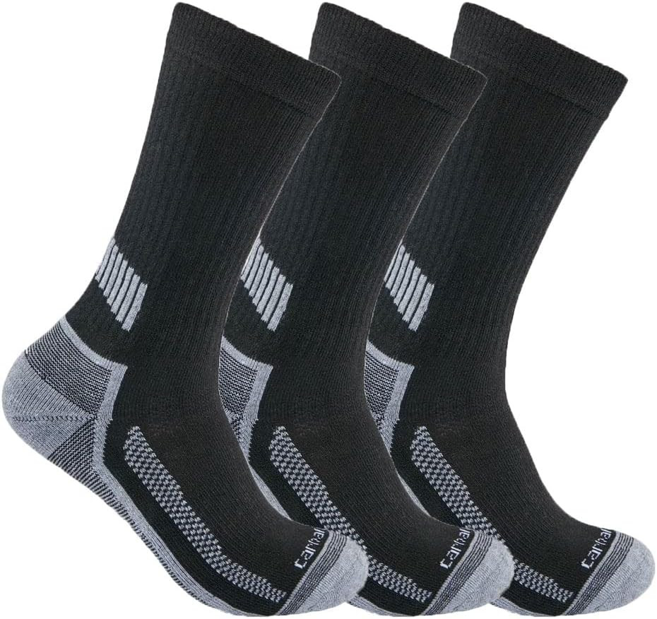 Men'S Force Performance Work Socks 3 Pair Pack