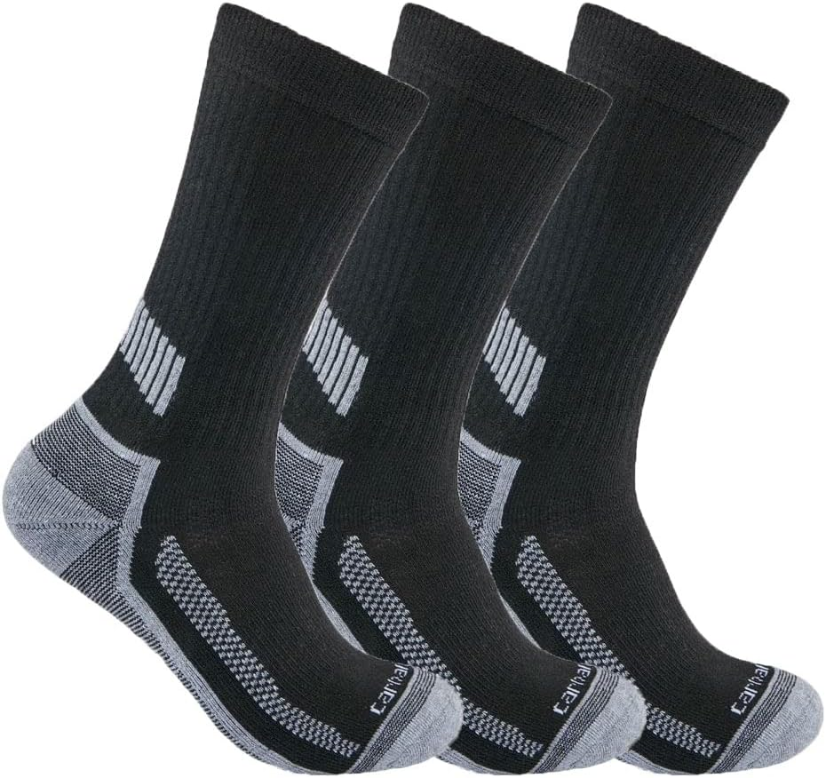 Men'S Force Performance Work Socks 3 Pair Pack
