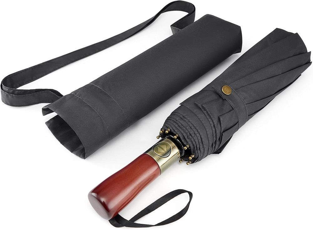 54 Inch Large Compact Windproof Golf Umbrella for Rain Oversized Auto Open Close