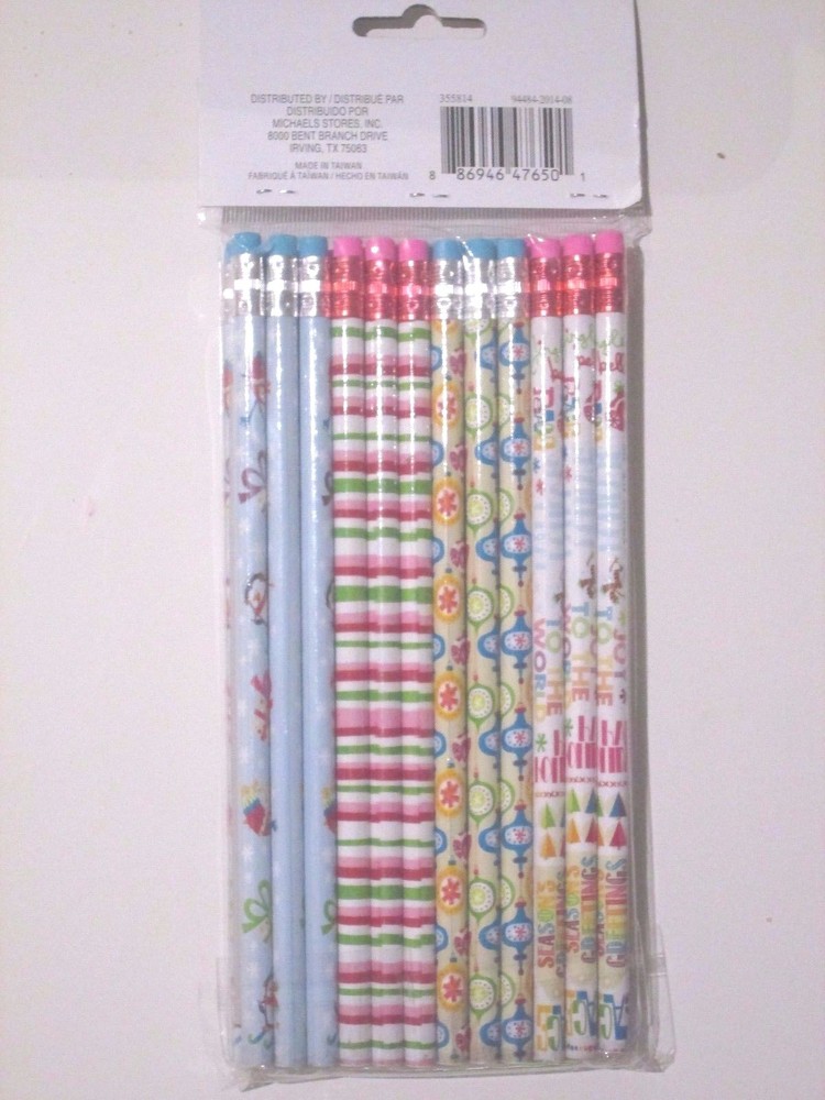 ( New ) Celebrate it - Christmas Pencils 24 pc