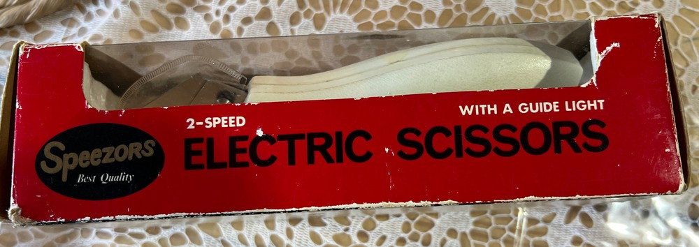 Vintage Scissors Electric.