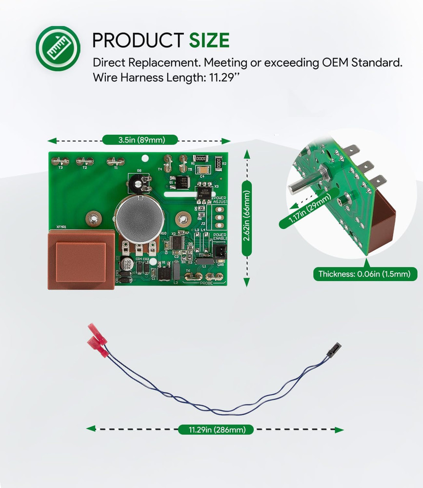 00-913149 NCC Temp Control Board Temperature Controller Kit W/Wire Harness,Repla