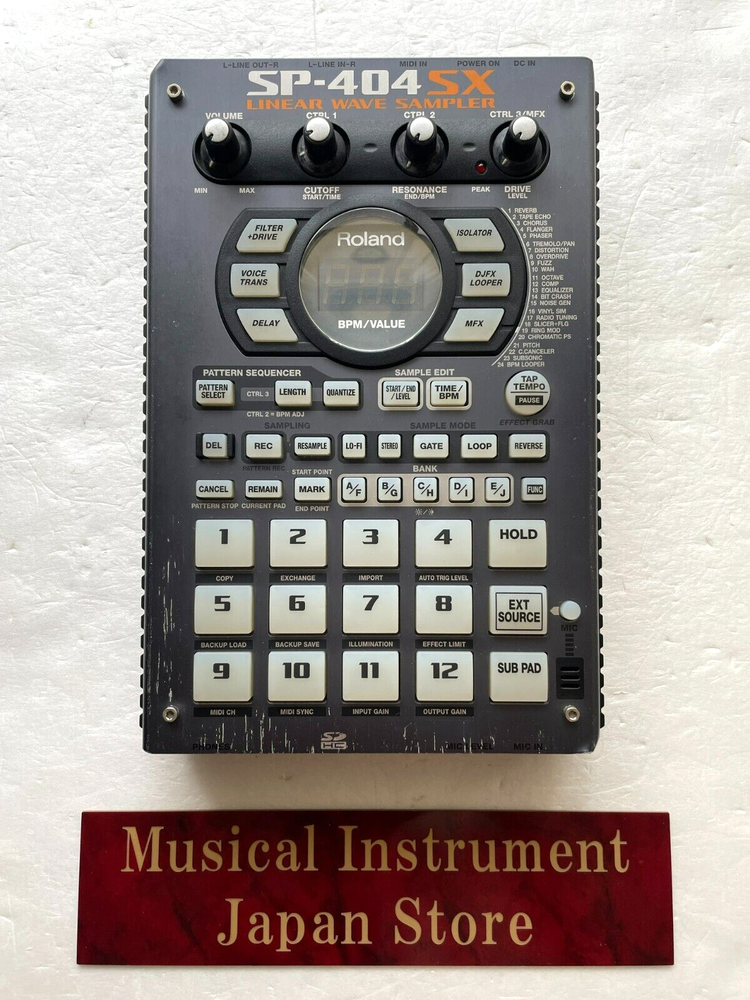 Roland SP-404SX Compact Linear Wave Sampler Portable Used from Japan