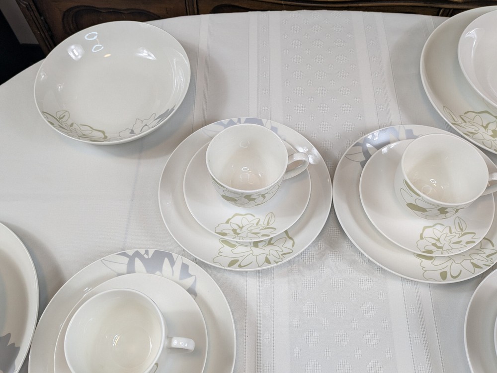 Gust Spring Floral 29 Pc Dinnerware Set Plates Bowls Cups Missing 1 Plate Dahlia