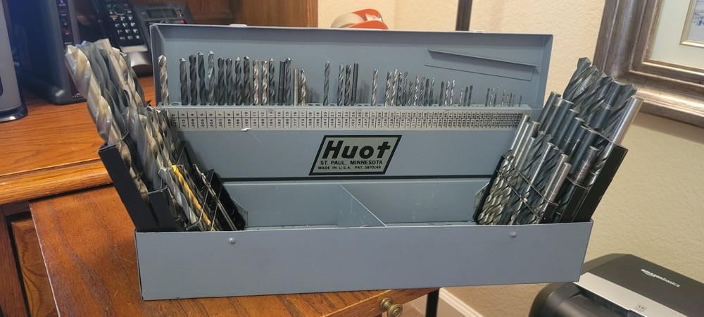 PARTIAL HUOT METRIC COMBINATION DRILL INDEX 92 ASSORTED HSS DRILL BITS