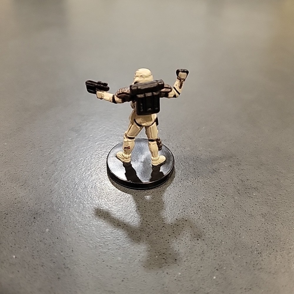 Star Wars Miniatures FORCE UNLEASHED Evo Trooper 34/60 No Card