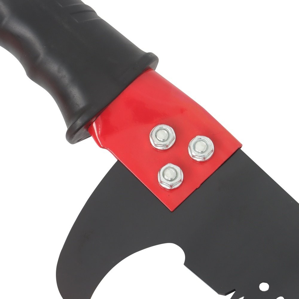 30 Feet Extendable Tree Pruner With Sharp Steel Blade & Scissors Orange-red