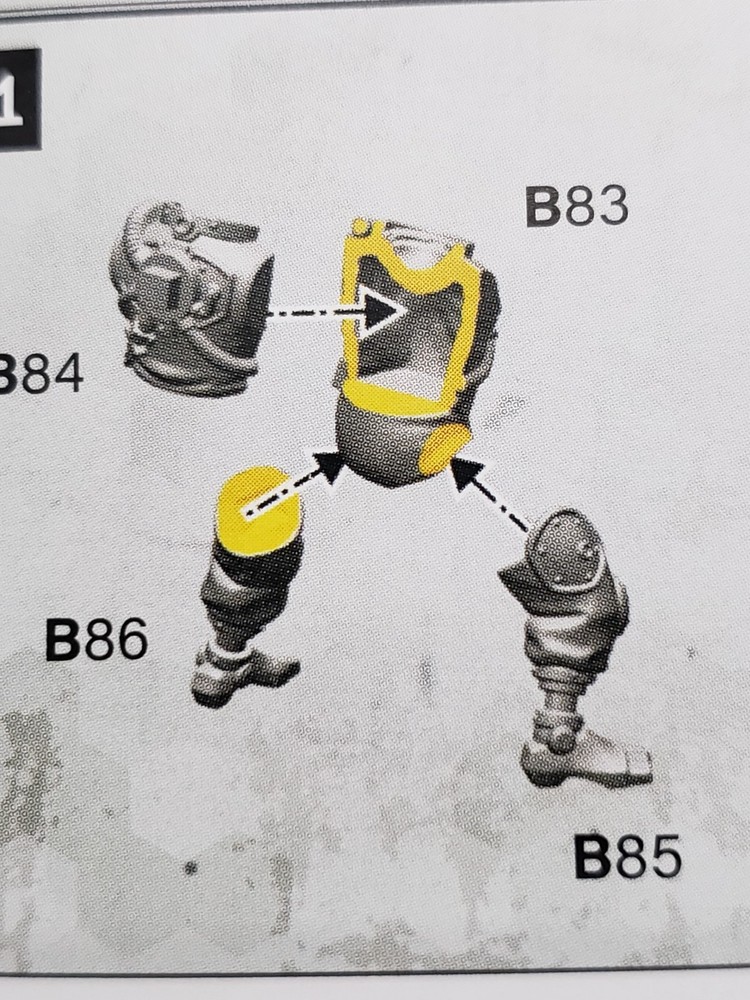 40k Adeptus Mechanicus Bits Battleclade Servitor Bionic Torso Legs x3 Set