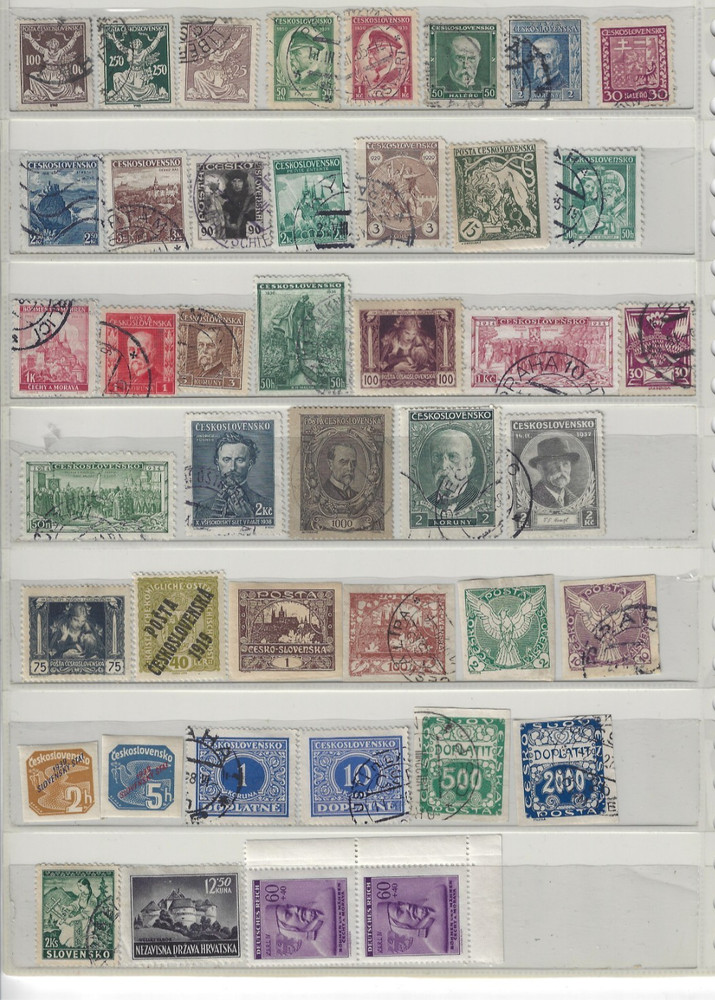 Old stamps Czechoslovakia + indiv countries