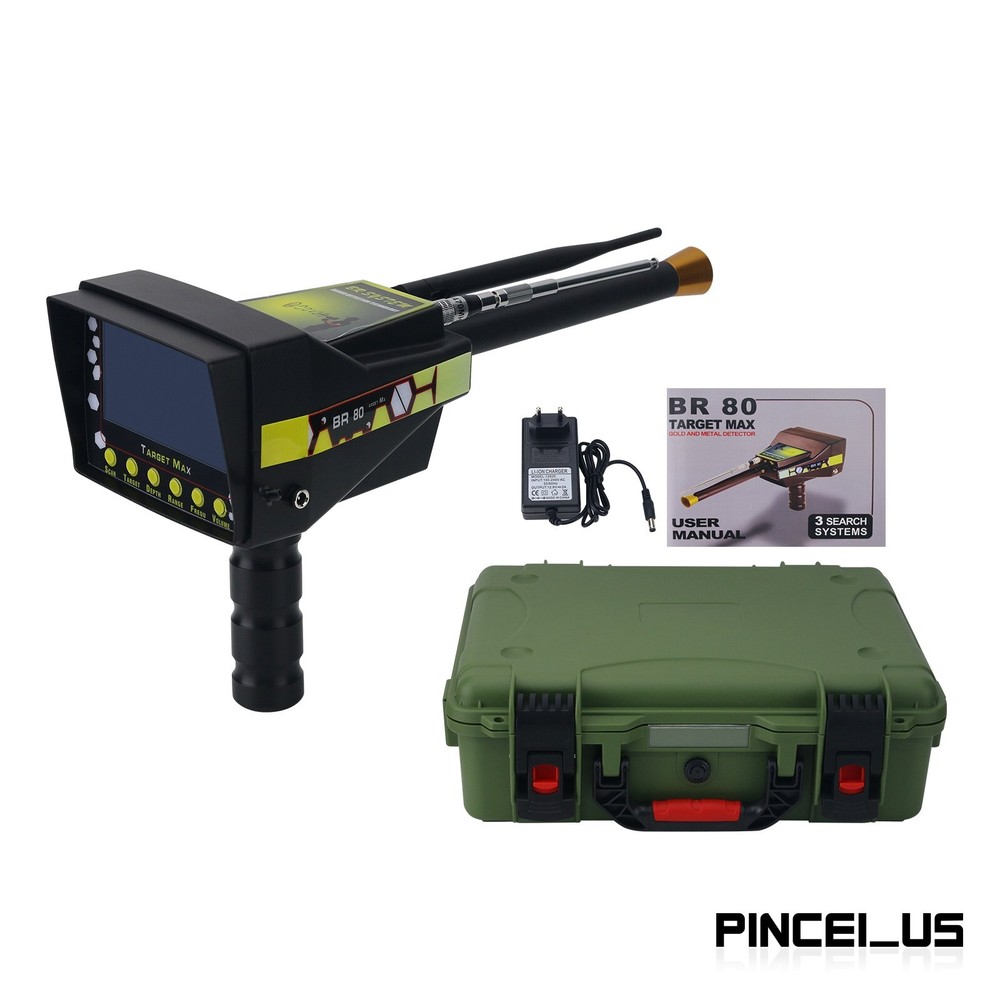 BR80 TARGET MAX Long Range Gold Detector Finder for Detecting Silver & Copper