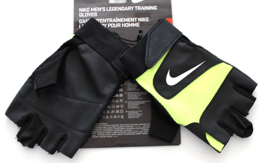 Nike Men's Legendary Training Gloves Men's Medium Black/Volt