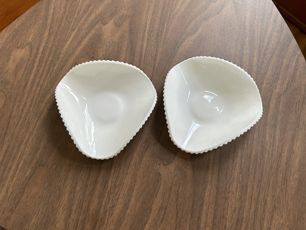 Milk Glass Dish Set
