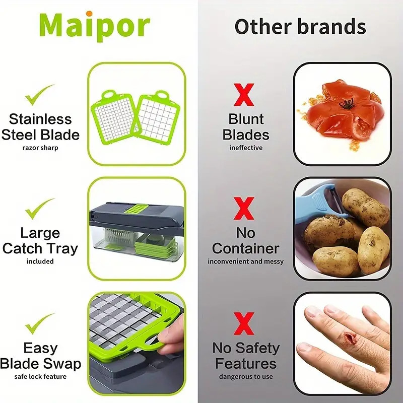 Veggie Slicer - 16 Pieces