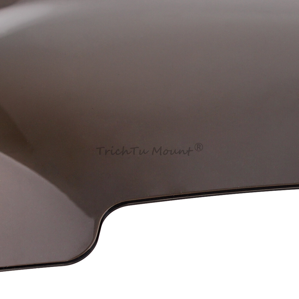 Smoke 6'' Wave Windshield Windscreen For Harley Street Glide FLHX Electra Glide