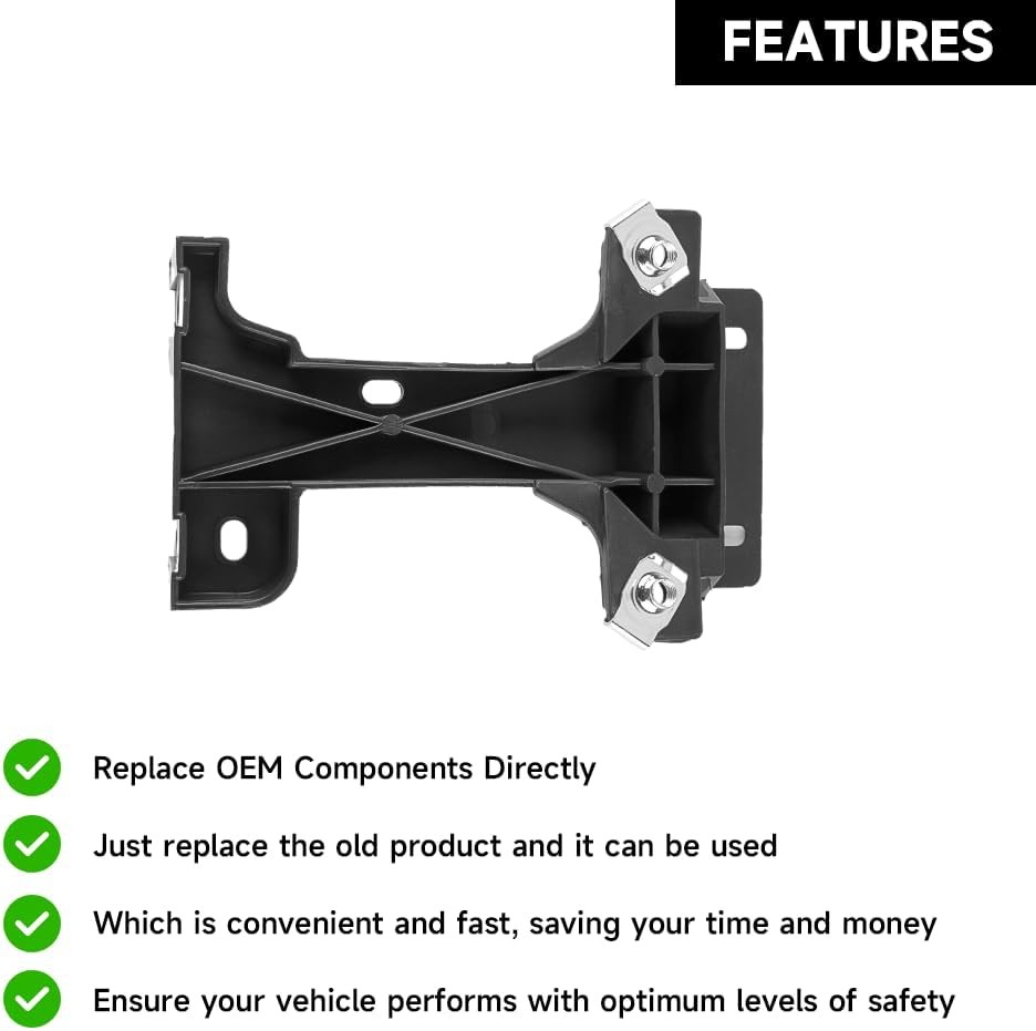 Front Bumper Bracket Bumper Mount Support Bracket - Compatible for 2.5L L4 - Gas