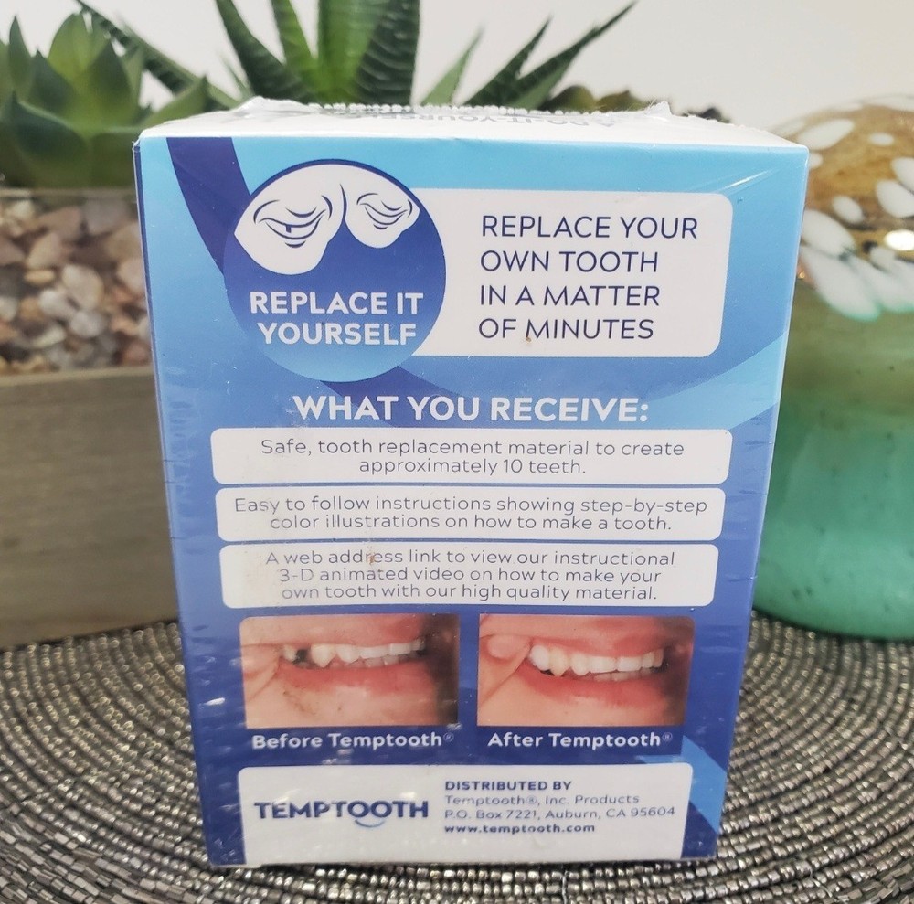 Temptooth Kit, Missing Tooth Replacement Kit, Sealed