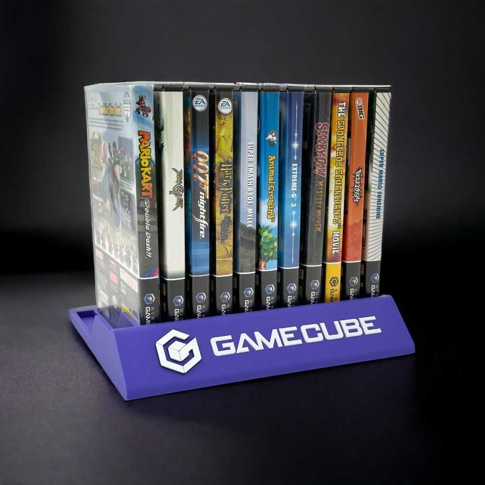 Nintendo GameCube / 12 Game Case Holder / Retro Game Storage Holder