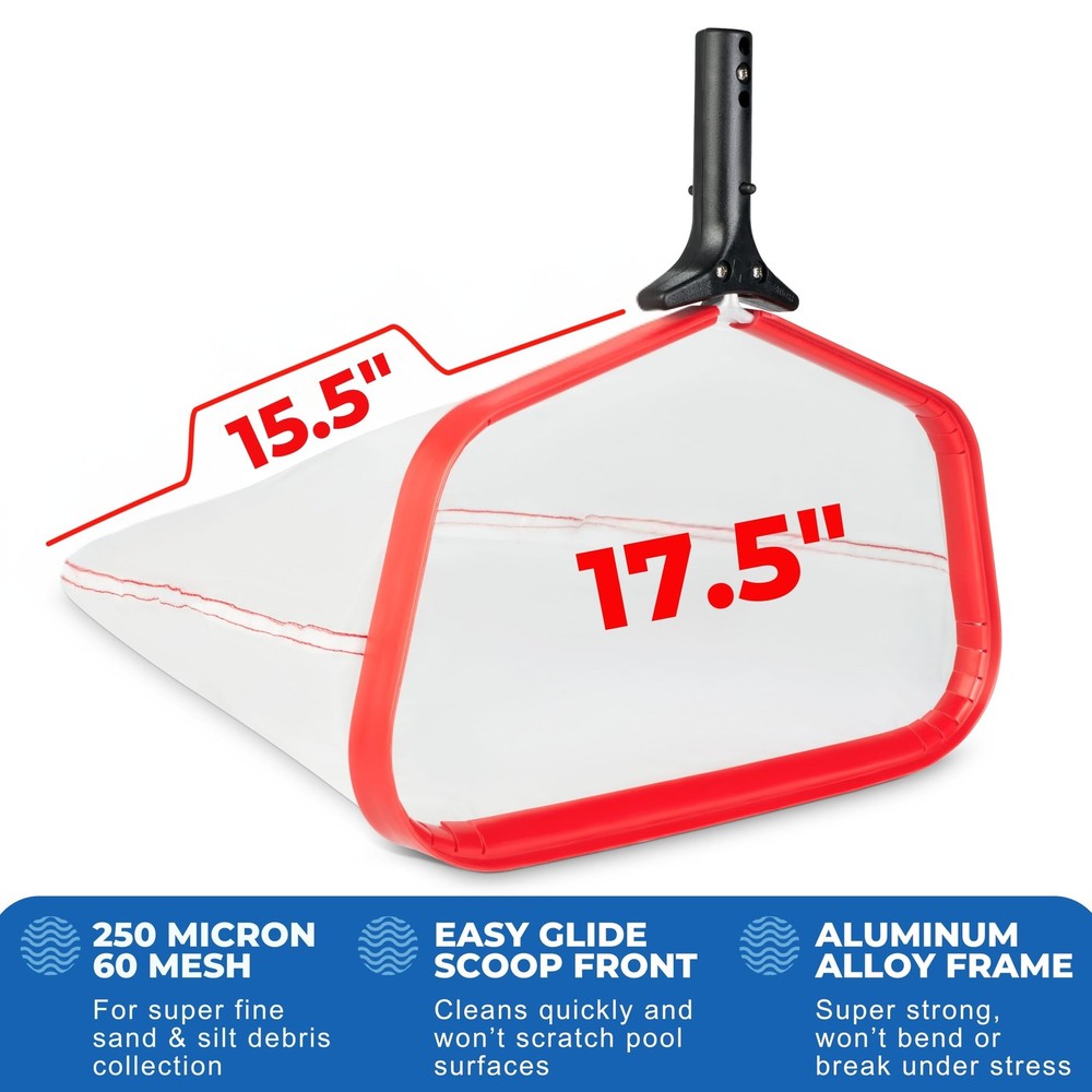 ProTuff 17" Silt Net Pool Skimmer – 2 Year Unconditional Free Replacement