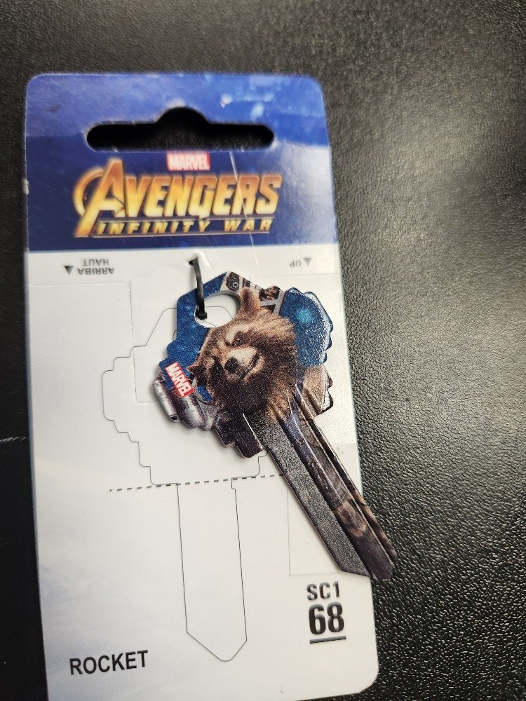 MARVEL ROCKET SCHLAGE SC1 KEYBLANK (DISCON.) - READ DETAILS BELOW