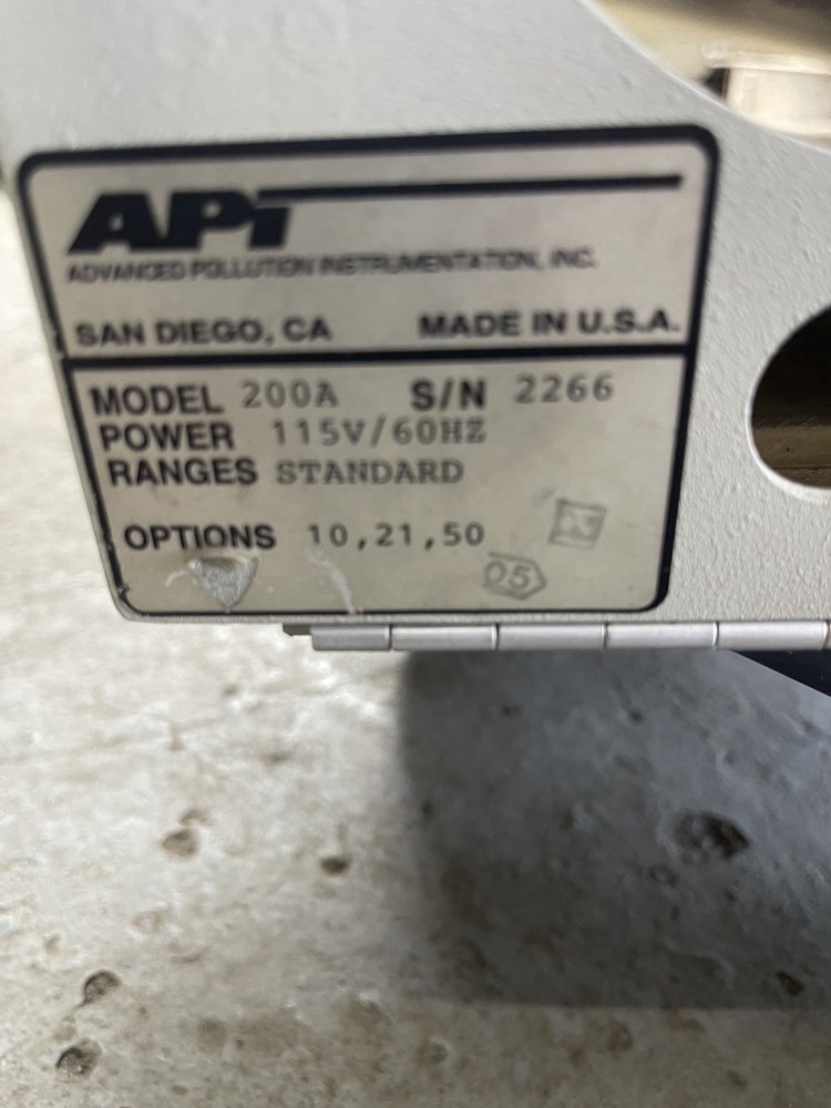 API 200A NOx Chemiluminescent Analyzer Ozone Generator Module 016810200 Parts