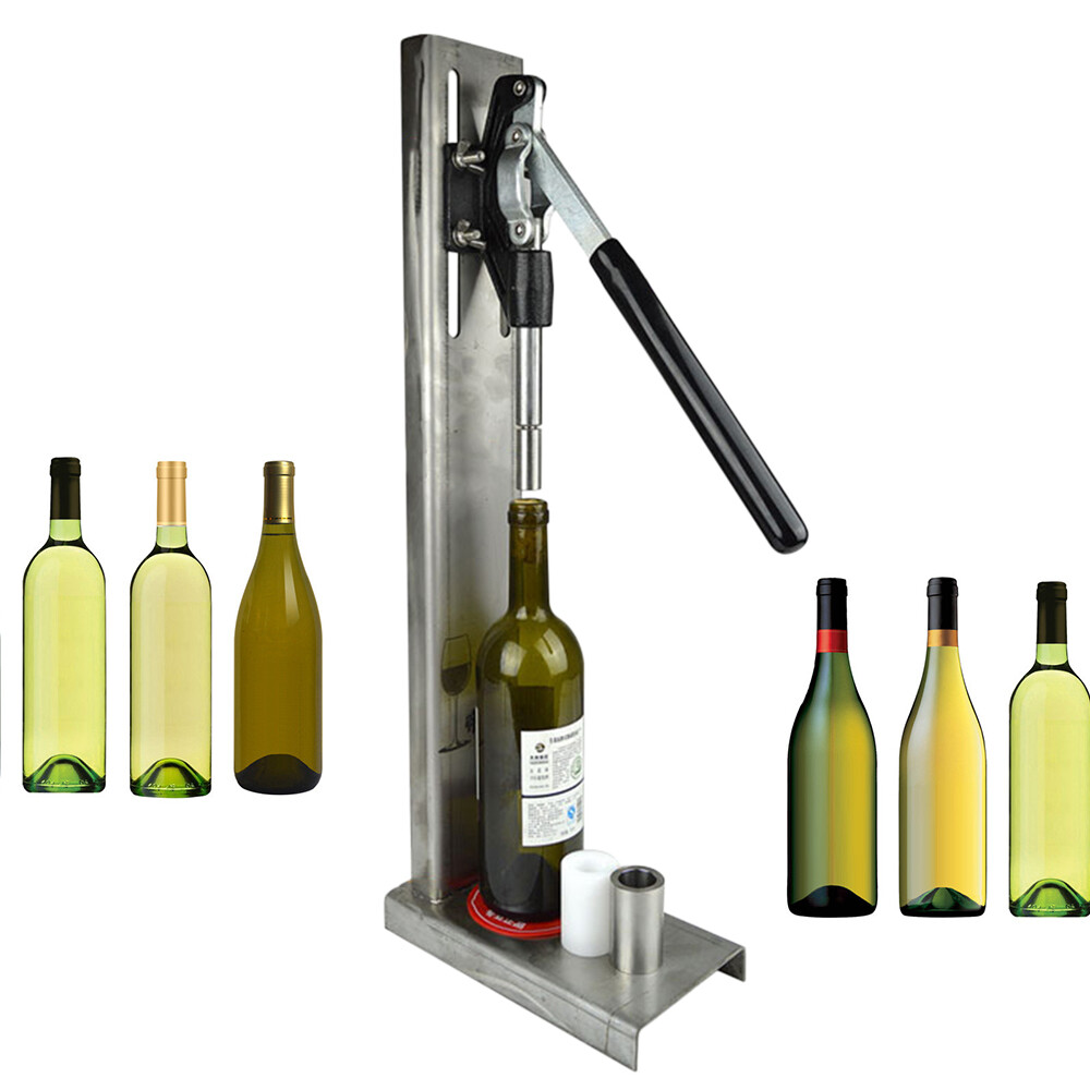 Manual Bottle Stopper Tool Hand Pressure Corker Wine Inserting Corks Pom Tool US
